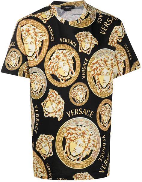 versace printed t shirt|versace type shirts.